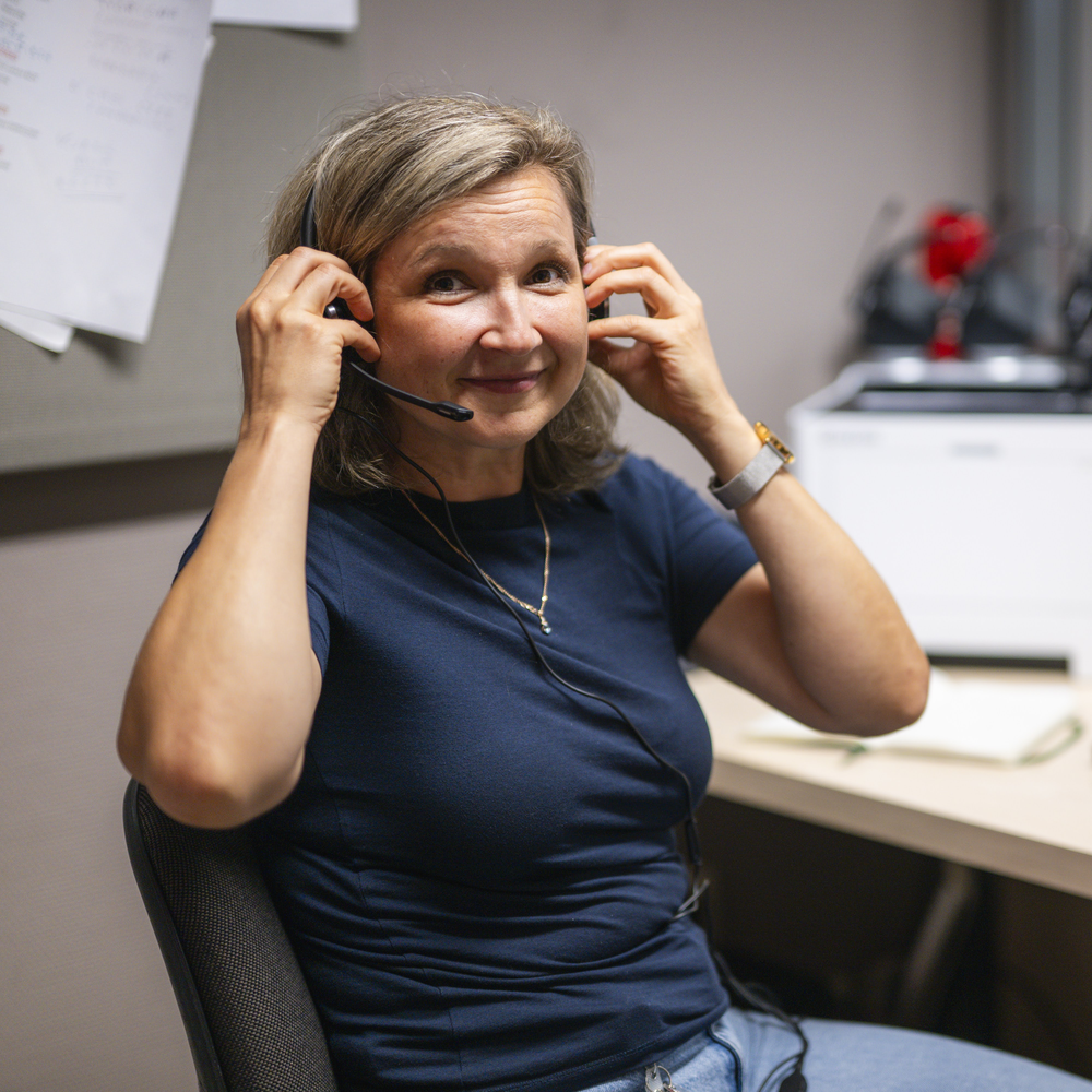 Une collègue de la Médiation interculturelle à l'hôpital de la Citadelle